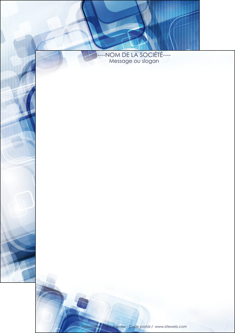 exemple affiche moderne design geometrique MIDBE13480