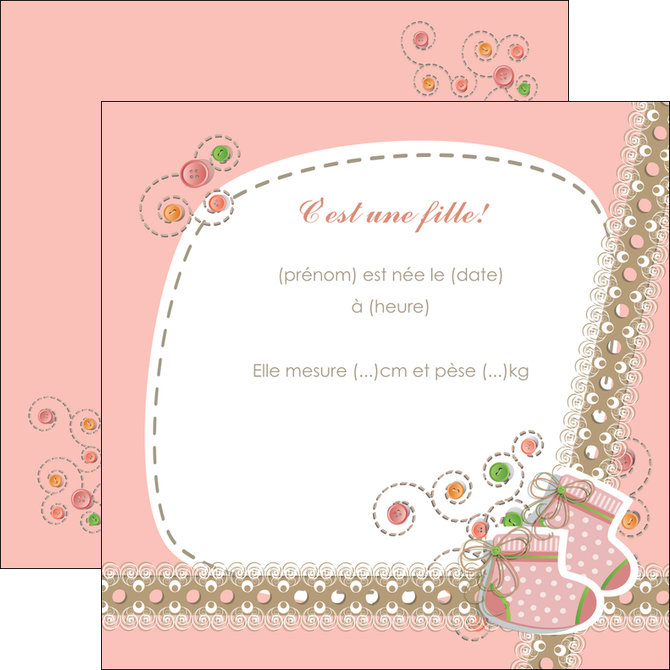 modele flyers art bouton bow MIDBE13876