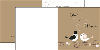 modele en ligne depliant 2 volets  4 pages  belle chocolat creatif MLIG13906