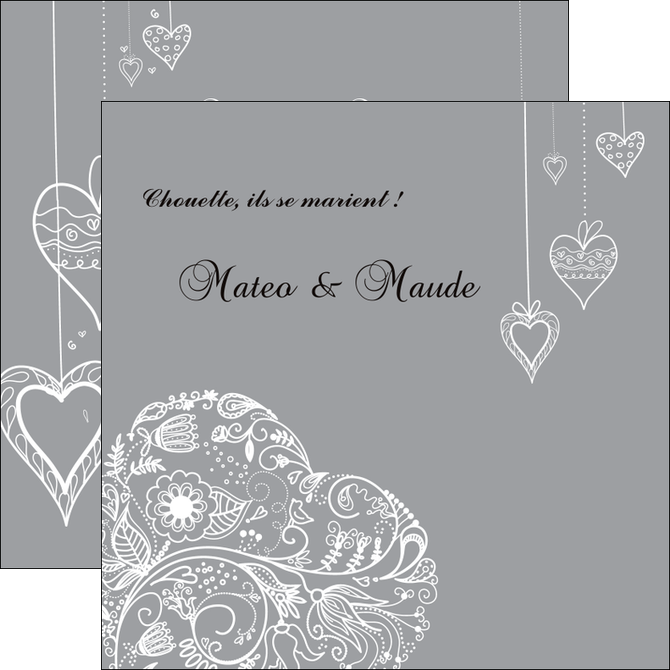 faire modele a imprimer flyers coeur mariage alliance MLIG13912