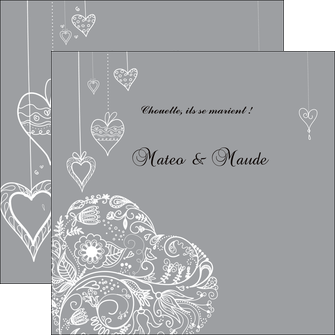 maquette en ligne a personnaliser flyers coeur mariage alliance MLIG13914