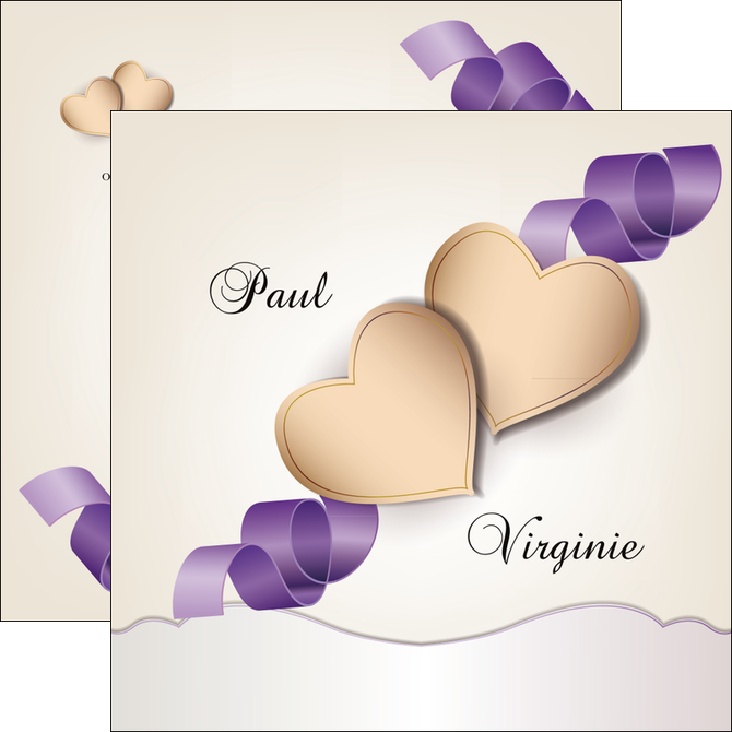 personnaliser modele de flyers mariage carte mariage carte  de mariage MLIG14094
