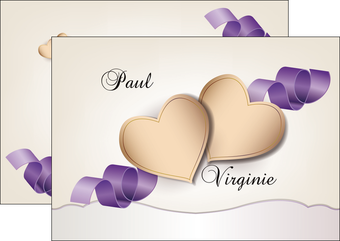 creer modele en ligne flyers mariage carte mariage carte  de mariage MLIG14100