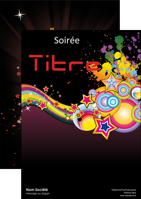 personnaliser modele de affiche musique abstract audio backdrop MLIGLU14266