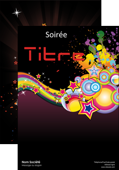 personnaliser modele de affiche musique abstract audio backdrop MLIGLU14266