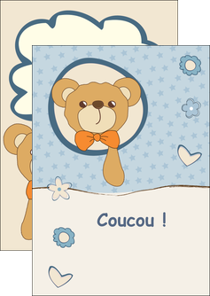 creer modele en ligne flyers dessin anime invitation MIDBE14390