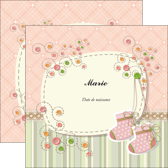 maquette en ligne a personnaliser flyers faire part de naissance carte de naissance carte naissance MLIG14396