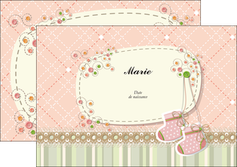personnaliser modele de flyers faire part de naissance carte de naissance carte naissance MLIG14402