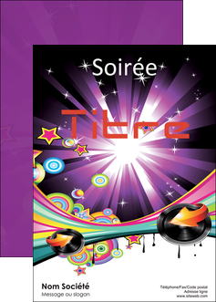 creation graphique en ligne affiche discotheque et night club abstract audio backdrop MIFCH14484