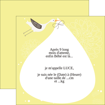 imprimerie flyers dessin anime invitation MIDBE14522