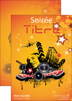 maquette en ligne a personnaliser affiche musique abstract audio backdrop MLGI14640