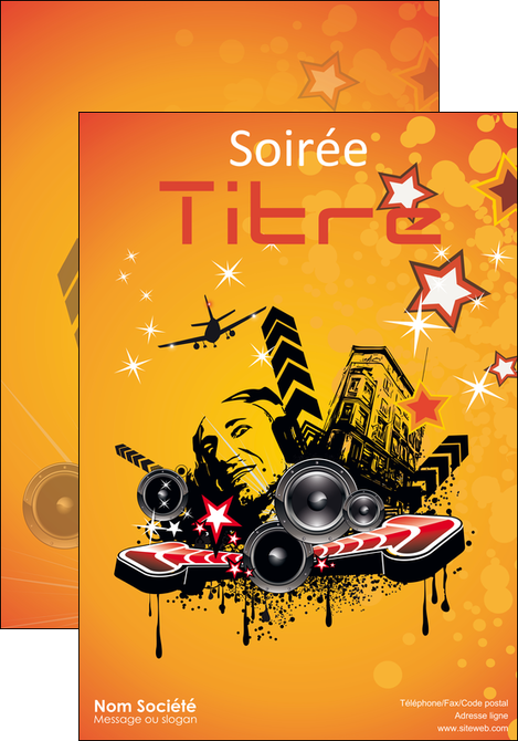modele en ligne affiche musique abstract audio backdrop MLGI14642