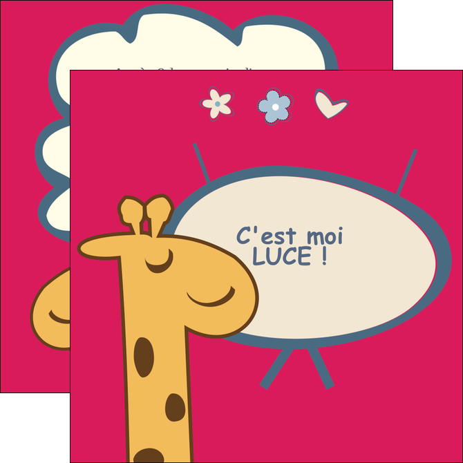 realiser flyers bonbon dessin anime MIDBE14672