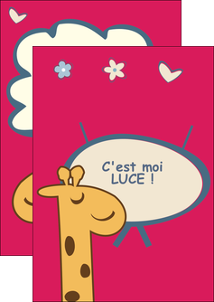 maquette en ligne a personnaliser flyers bonbon dessin anime MIDBE14678