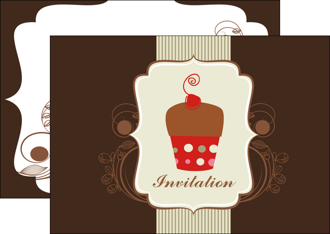 impression flyers carte d anniversaire carton d invitation d anniversaire faire part d invitation anniversaire MIDLU14682