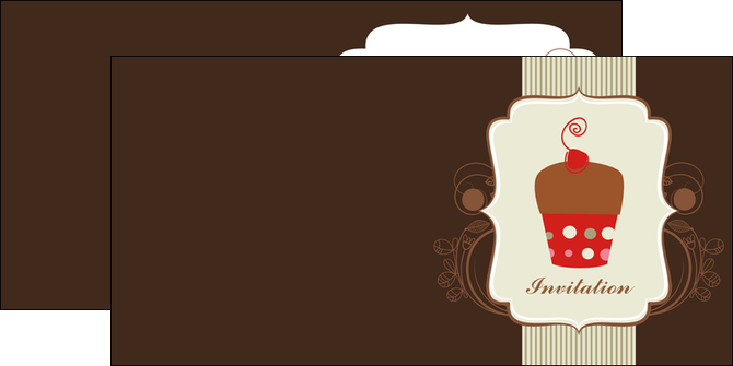 maquette en ligne a personnaliser depliant 2 volets  4 pages  carte d anniversaire carton d invitation d anniversaire faire part d invitation anniversaire MIDLU14688