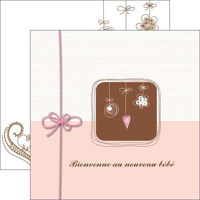 modele flyers invitation naissance faire part de naissance carte de naissance MIDLU14748