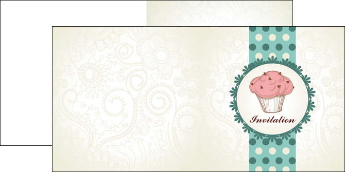 impression depliant 2 volets  4 pages  carte d anniversaire carton d invitation d anniversaire faire part d invitation anniversaire MIDLU14774