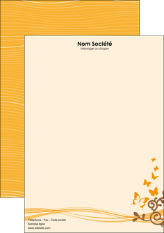 imprimer flyers papillons nature jardin MIDLU14782