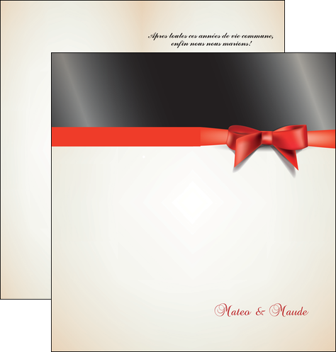 realiser depliant 2 volets  4 pages  celebration depliant dore MLIG14828