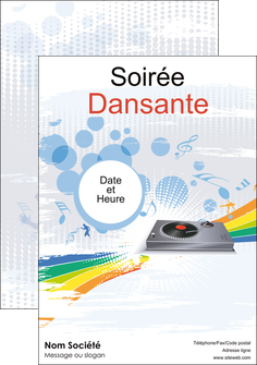 creer modele en ligne affiche musique abstract adore advertise MLGI14900