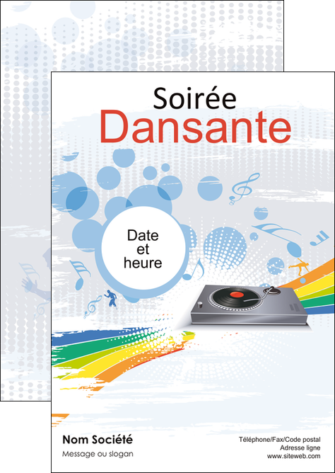 imprimerie flyers musique abstract adore advertise MLIGLU14902