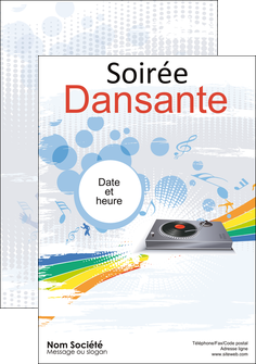 personnaliser modele de affiche musique abstract adore advertise MLGI14904