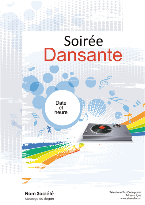 modele en ligne affiche musique abstract adore advertise MLGI14906