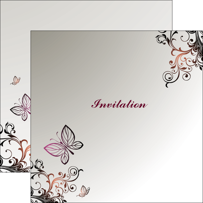 imprimerie flyers carte d anniversaire carton d invitation d anniversaire faire part d invitation anniversaire MIDLU14924