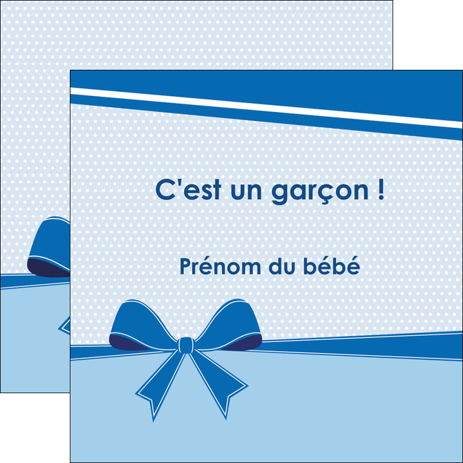 maquette en ligne a personnaliser flyers fille carte de naissance pour  garcon carton de naissance pour garcon MLIG14942