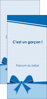 creer modele en ligne flyers fille carte de naissance pour  garcon carton de naissance pour garcon MLIG14944