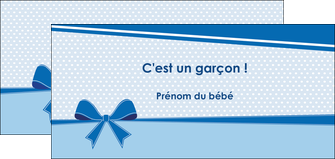 modele flyers fille carte de naissance pour  garcon carton de naissance pour garcon MLIG14946