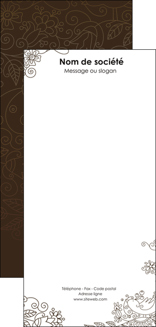 faire modele a imprimer flyers fleuriste et jardinage abstrait blanc design MIDLU15126