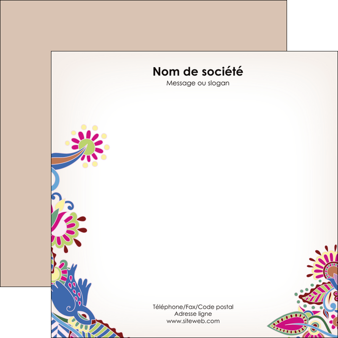 modele flyers fleuriste et jardinage ornement ornementation decor MLIG15132