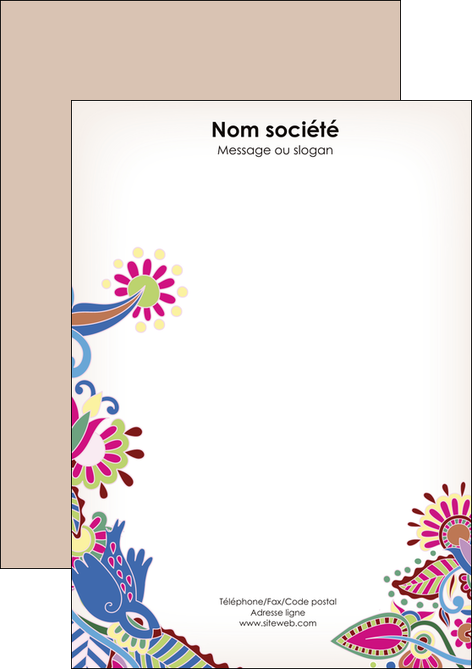 imprimer flyers fleuriste et jardinage ornement ornementation decor MLIG15134