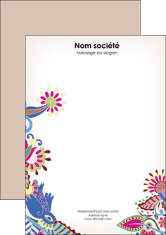 imprimer flyers fleuriste et jardinage ornement ornementation decor MLIG15134