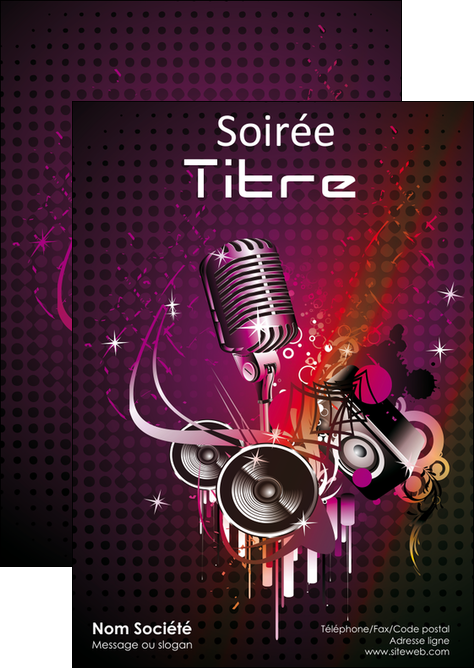 cree flyers discotheque et night club abstract adore advertise MIFCH15460