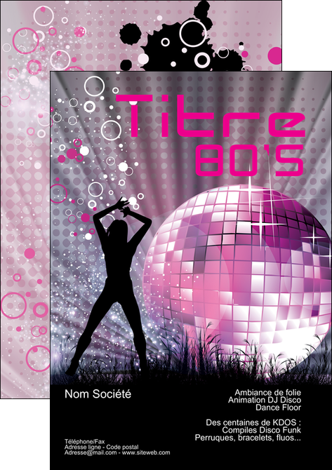 impression affiche discotheque et night club abstract background banner MIFCH15472