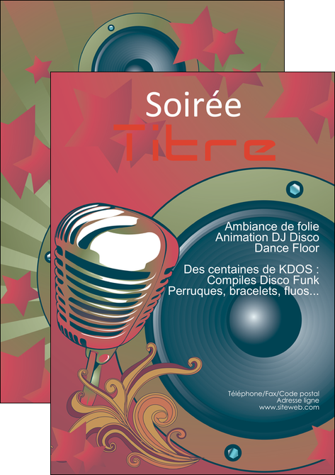 faire flyers discotheque et night club abstract artistic background MIFCH15480