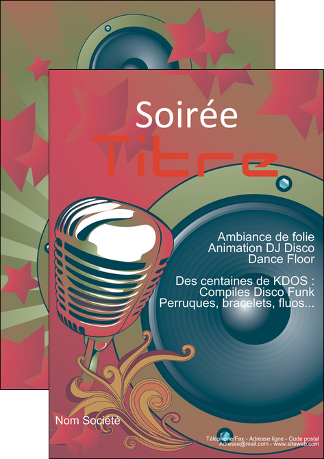 modele affiche discotheque et night club abstract artistic background MIFCH15484
