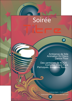 personnaliser maquette flyers discotheque et night club abstract artistic background MIFCH15486