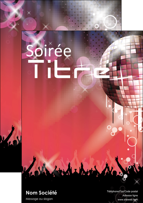 modele affiche discotheque et night club abstract adore advertise MIDBE15576