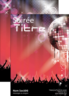 creation graphique en ligne affiche discotheque et night club abstract adore advertise MIDBE15578