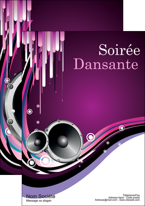 personnaliser maquette affiche discotheque et night club abstract adore advertise MIFCH15614