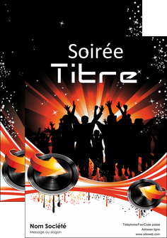 imprimer affiche discotheque et night club abstract background banner MIFCH15634