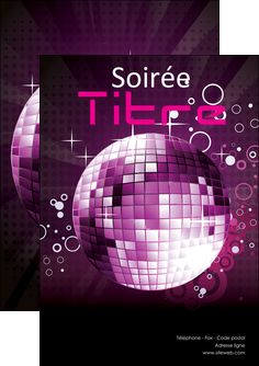 faire modele a imprimer flyers discotheque et night club abstract background banner MIFCH15842