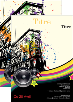 impression affiche discotheque et night club discotheque boite boite de nuit MIFCH15850