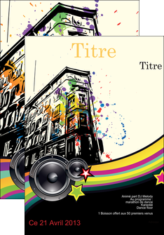 faire affiche discotheque et night club discotheque boite boite de nuit MIFCH15852