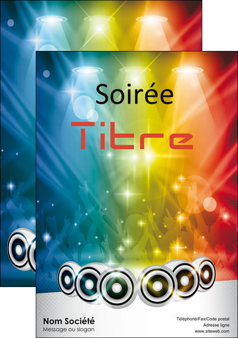 imprimer affiche discotheque et night club ambiance ambiance de folie bal MIFCH15866