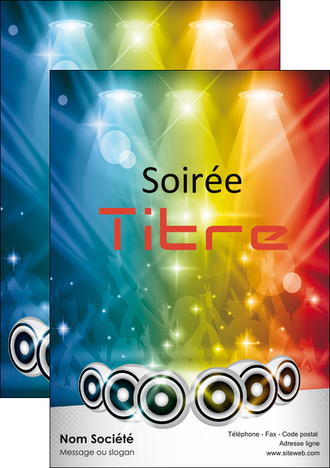 modele en ligne flyers discotheque et night club ambiance ambiance de folie bal MIFCH15870